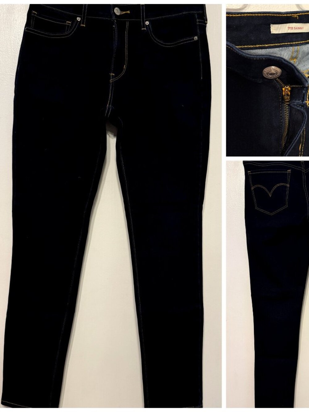 Levi’s 711 Skinny Hypersoft Jeans Dark Wash Women’s Size 30 / 10